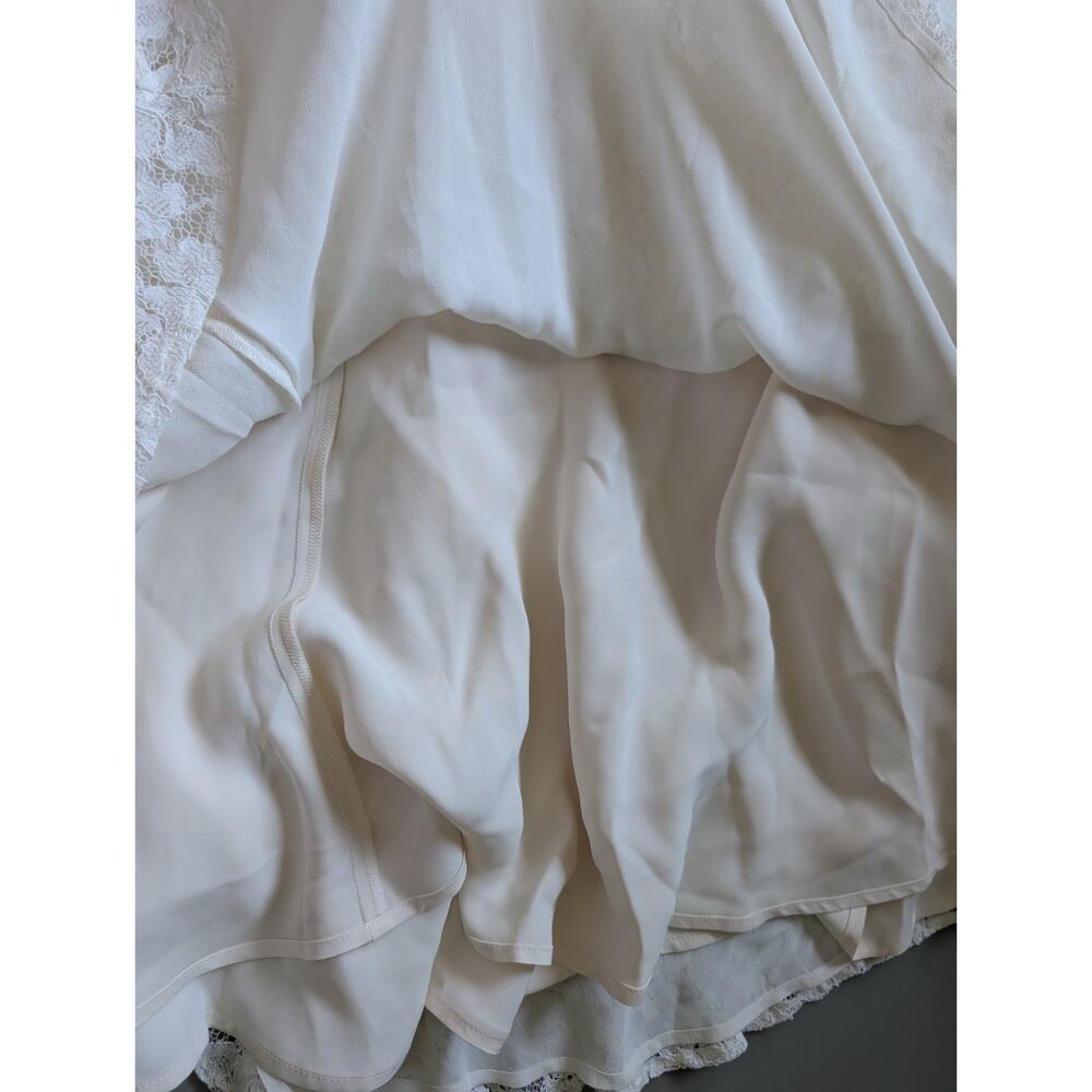 NWT Reformation Fae Lace Maxi Dress Wedding Gown Size 4 Ivory #9G603 - Picture 14 of 14